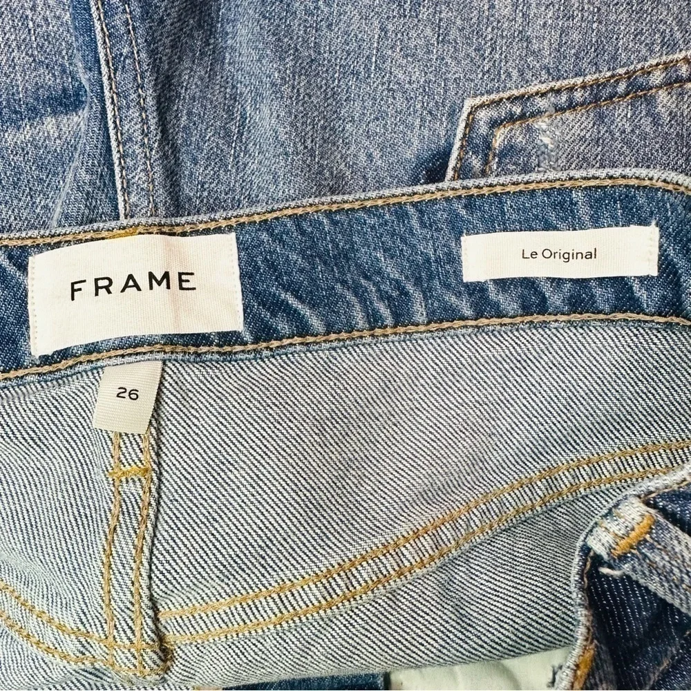 Frame Denim NWT Le Original Jean Mix Cloud in Aviation Size 26 - Picture 12 of 13